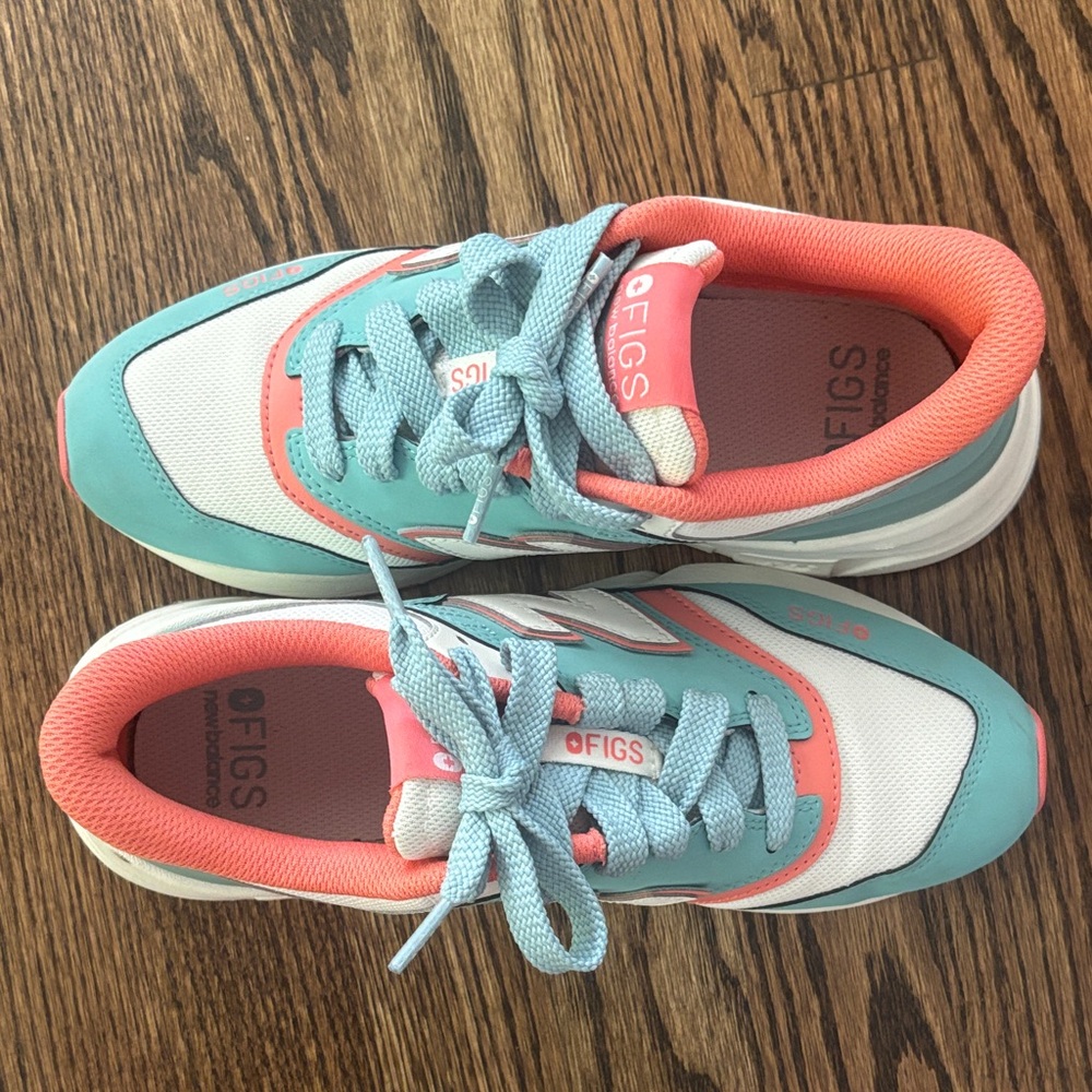 Medical Professionals!! New Balance x FIGS Women's Sneakers - Teal and Coral